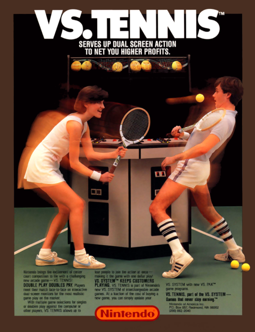 Vs. Tennis Game Cover